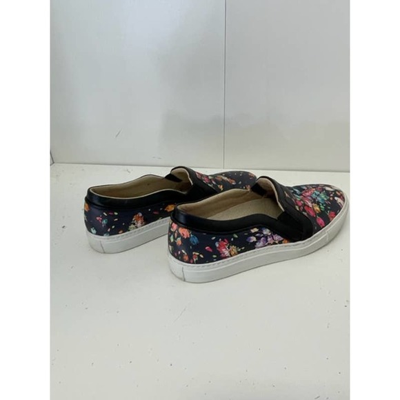 Beomos Slip On Sneakers Floral Black Women's US 7 - Picture 3 of 7